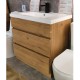 Susan 750mm Plywood Floor Standing Vanity With Ceramic Basin